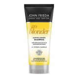 John Frieda Sheer Blonde Go Blonder Shampoo, 250 ml bruser og bad Naty Shop Sæt 6 x 50 ml