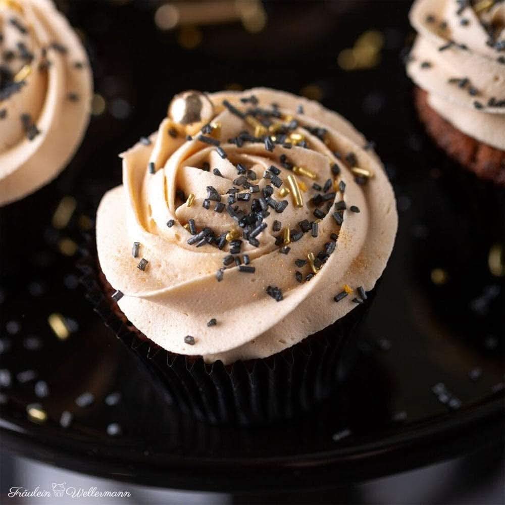 Super Streusel, Gold Rush Guld Sort Drys Dekoration Naty Shop