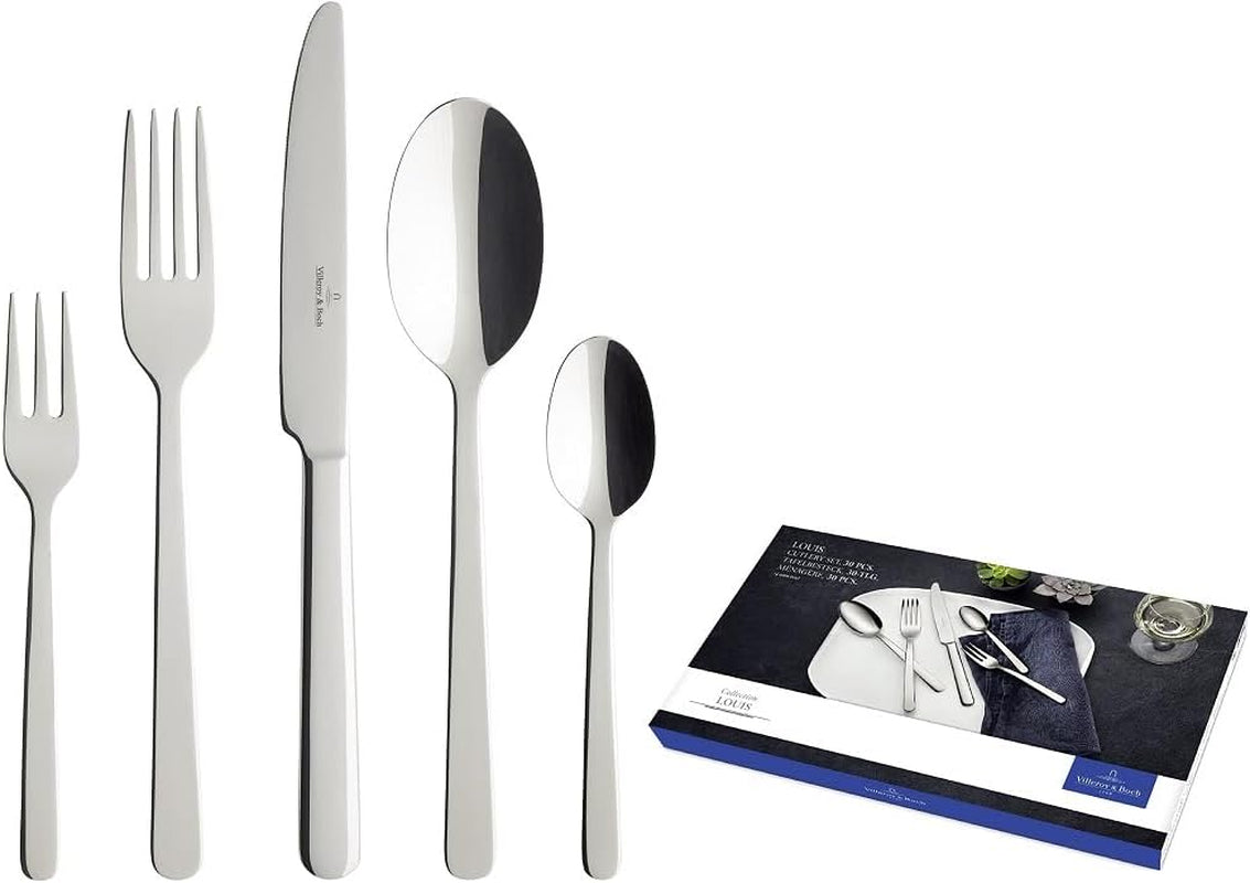 Villeroy & Boch Louis Bestik til 6 personer, 30 stk Kitchen Naty Shop