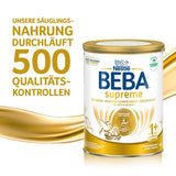 BEBA SUPREME JUNIOR 1 Plus - Drik til børn fra 1 år, med kompleks 6 HMO, laktosefri, palmeoliefri, fiskeoliefri, mad til små børn, babymælkpulver, pakke med 6 (6 x 800g)