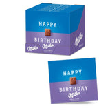 Praline Milka Tillykke – Alpine mælkechokolade med fint mælkeflødefyld – 10 x 110g