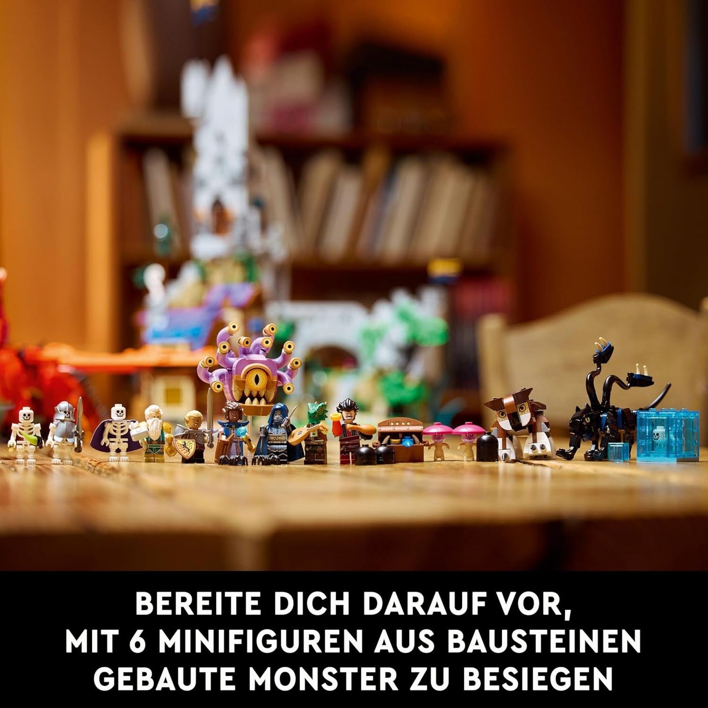 LEGO Ideas Dungeons & Dragons: The Saga of the Red Dragon, byggesæt til voksne, fangehuller og drager gaveideer til fans, fantasibyggesæt, kreativ aktivitet 21348 byggesæt Besuche den LEGO-Store