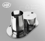 MÆLK OG SUKKER SÆT alfi højkvalitets poleret rustfrit stål mælke- og sukkersæt, elegant design, tåler opvaskemaskine, holdbart