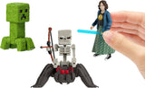 Mattel Minecraft-historiesæt med 4 actionfigurer og 3 tilbehør Møder i oververdenen Minecraft-film inspireret samlelegetøj JFR70 actionfigurer Naty Shop