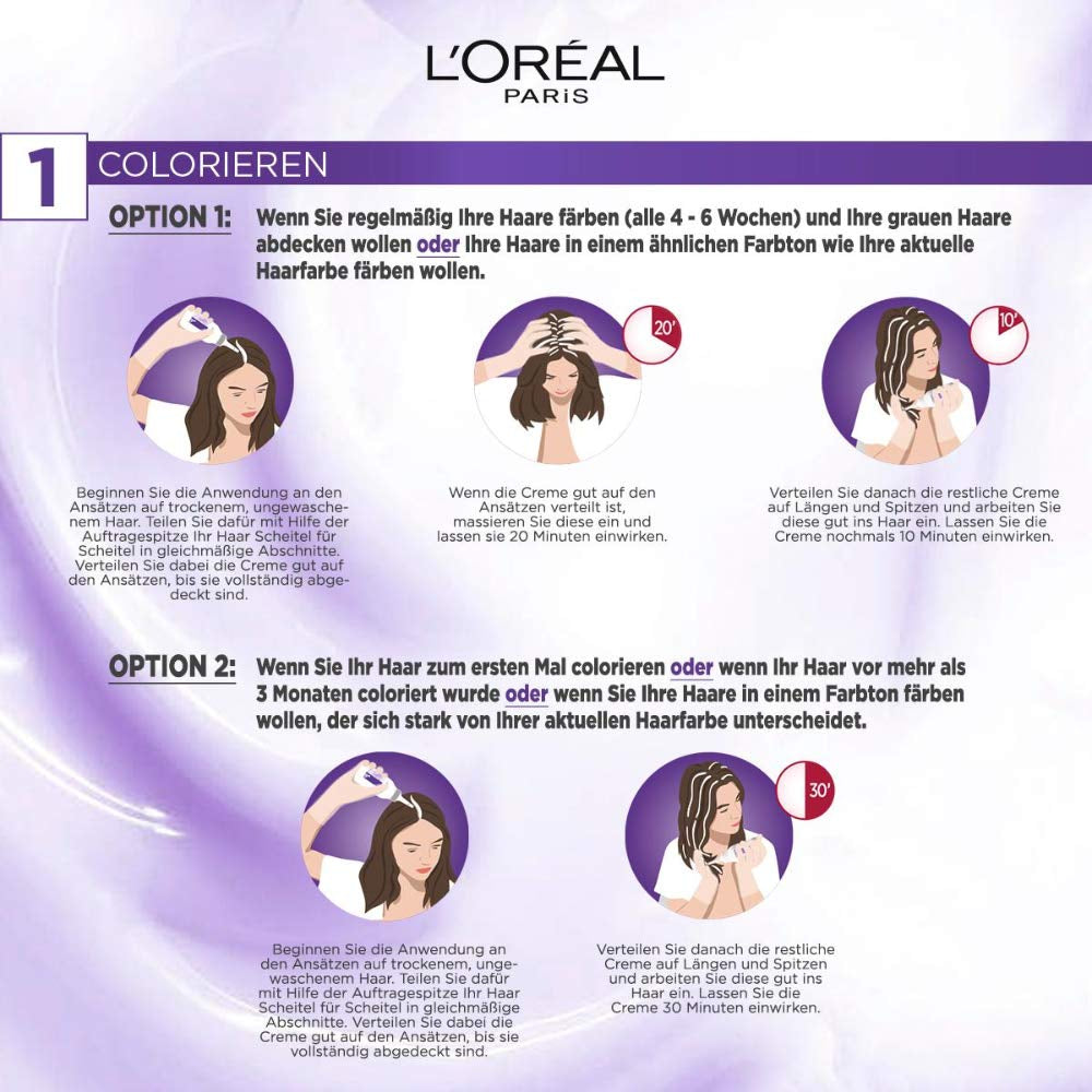 L'Oréal Paris Permanent hårfarve med ultra cool farveresultat, 100% dækning af gråt hår, sat med farve, shampoo og plejecreme, Excellence Cool Creme, nr. 7.11 Ultra cool medium blond (blond) Naty Shop hårfarve