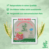BAMBUTRÆ - Rispapir 22 cm. (Sommerruller) - 1 x 400 g