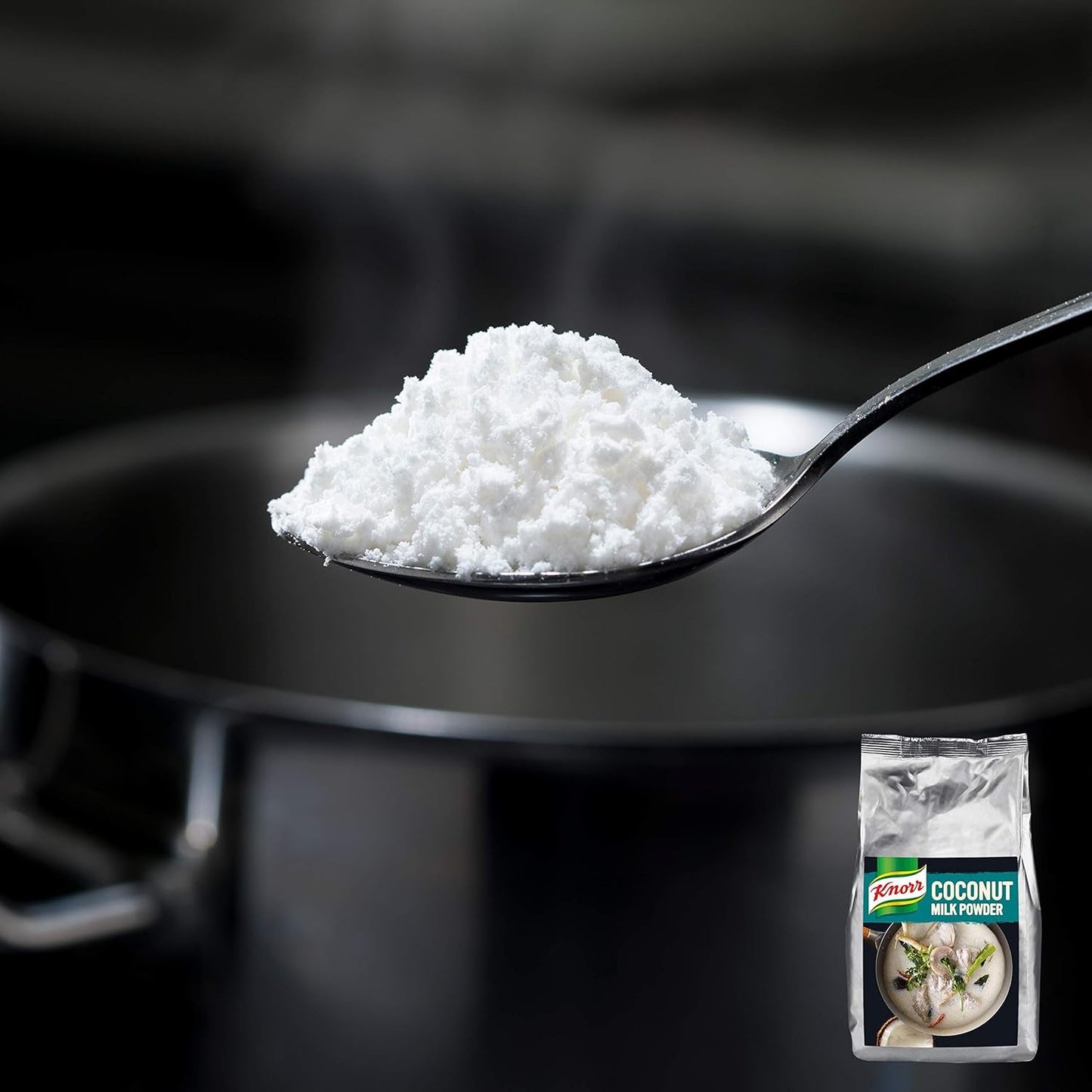 Knorr Kokosmilch Pulver (Mælkepulver fra 20 frischen Kokosnüssen, ergibt 6,6 liter Kokosmilch) 1er Pakke (1 x 1 kg)