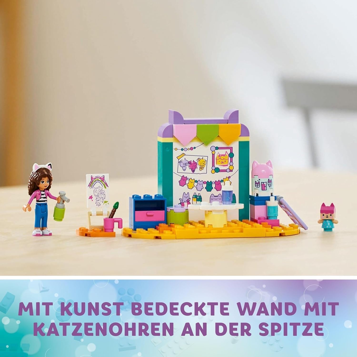 LEGO 4+ Gabbys dukkehus Håndværkssjov med babyæske, rollelegesæt, kreative kunst- og håndværkssæt til piger og drenge 4 år, model legetøjshus 10795 byggesæt Beuche den LEGO-Store