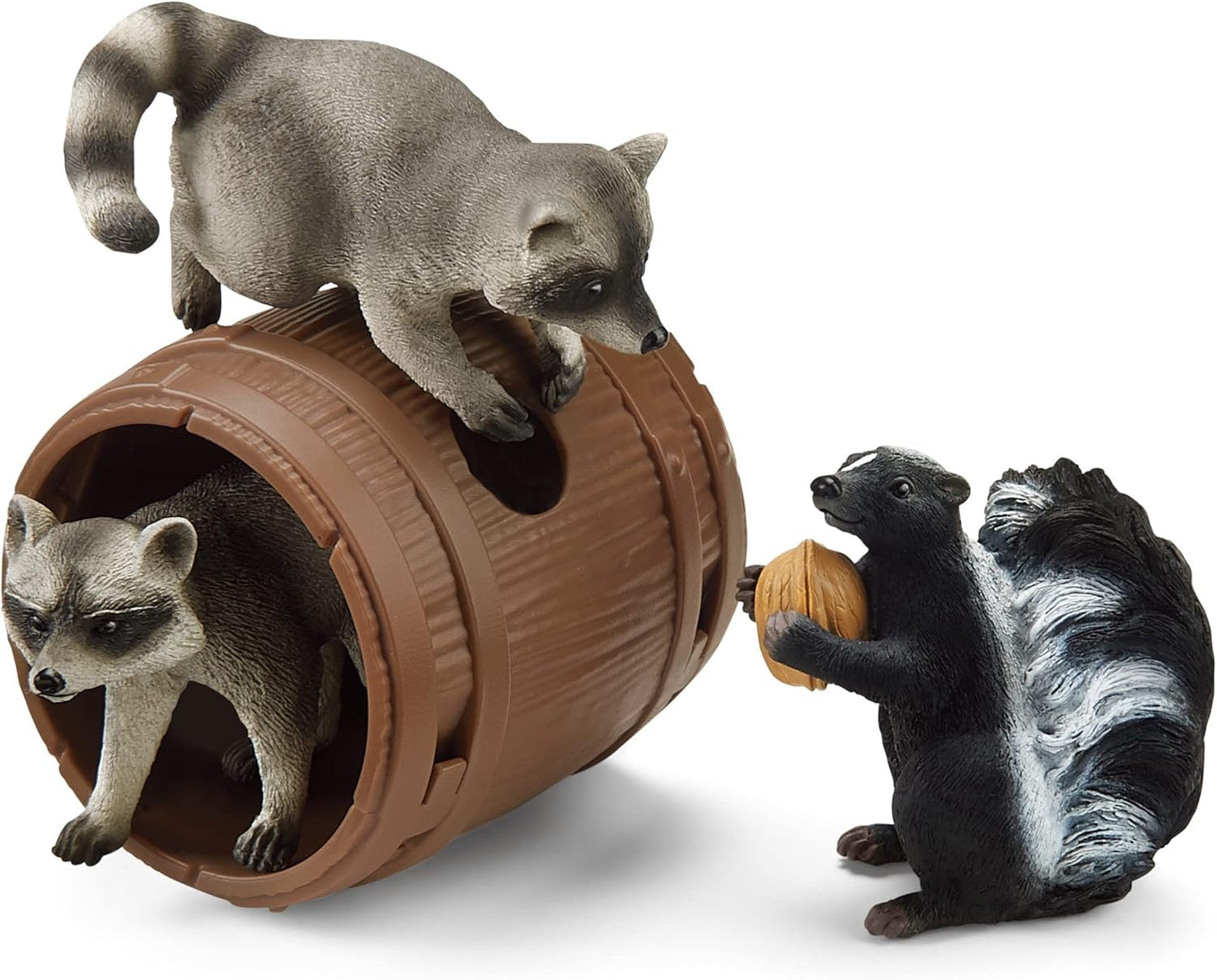 Schleich 42532 Sjov omkring nødden , Fra 3 år, WILD LIFE - Legesæt, 6 styk Actionfigurer Naty Shop