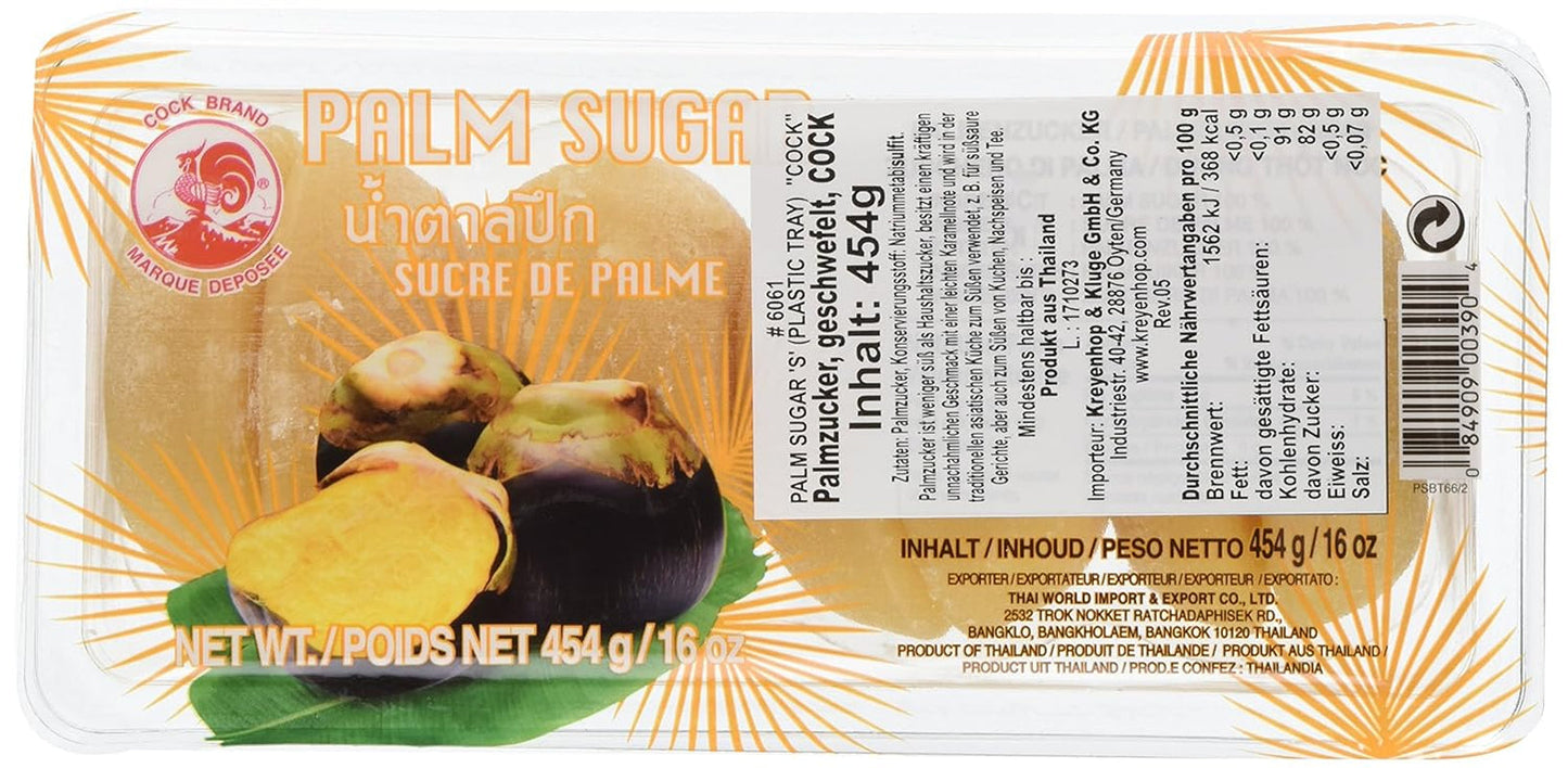 Cock Palmzucker, Scheiben, 4Er Pack (4 X 454 G Packung) Sødemidler Naty Shop Standardtitel