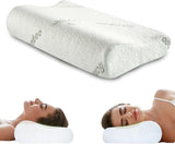 Ortopædisk Memory Foam Nakkestøttepude - Ergonomisk pude Anti-snorkepude til side-, mave- og rygsovepude 60 cm x 40 cm x 12 cm cervikal ortopædiske puder Naty Shop Standard titel