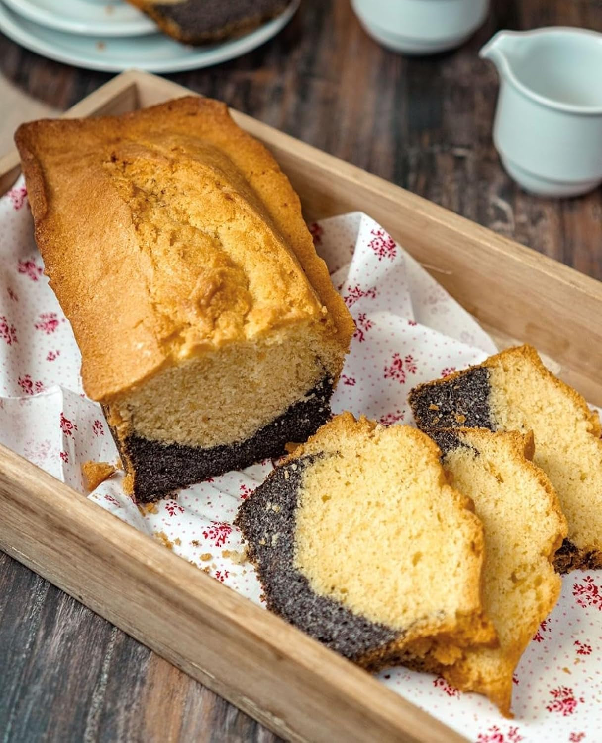 RUF Rührkuchen Backmischung, Nur Wasser & Öl Zugeben, Rezeptur Für Blechkuchen, Kastenkuchen, Muffins, Gugelhupf Und Tortenböden, 1X1000G Blanding til bagning og madlavning Naty Shop