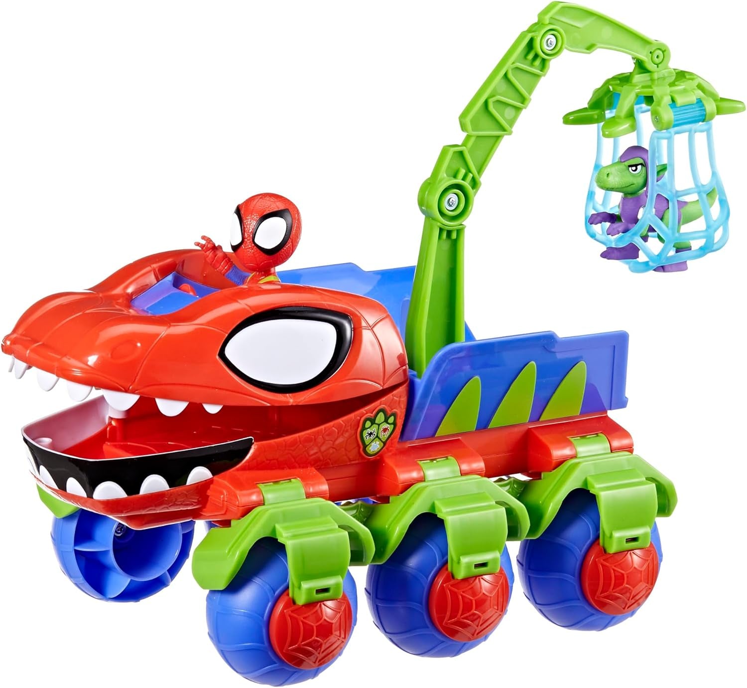 Marvel Spidey og hans supervenner Dino Crawler Superhelte-legesæt med Spidey- og Dino-figurer og transportlegetøj fra 3 år og opefter Actionfigurer Naty Shop