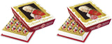 Reber Mozart kugler med mørk chokolade, pakke med 6 med marcipan og nougat, vegansk - 1 x 120 g