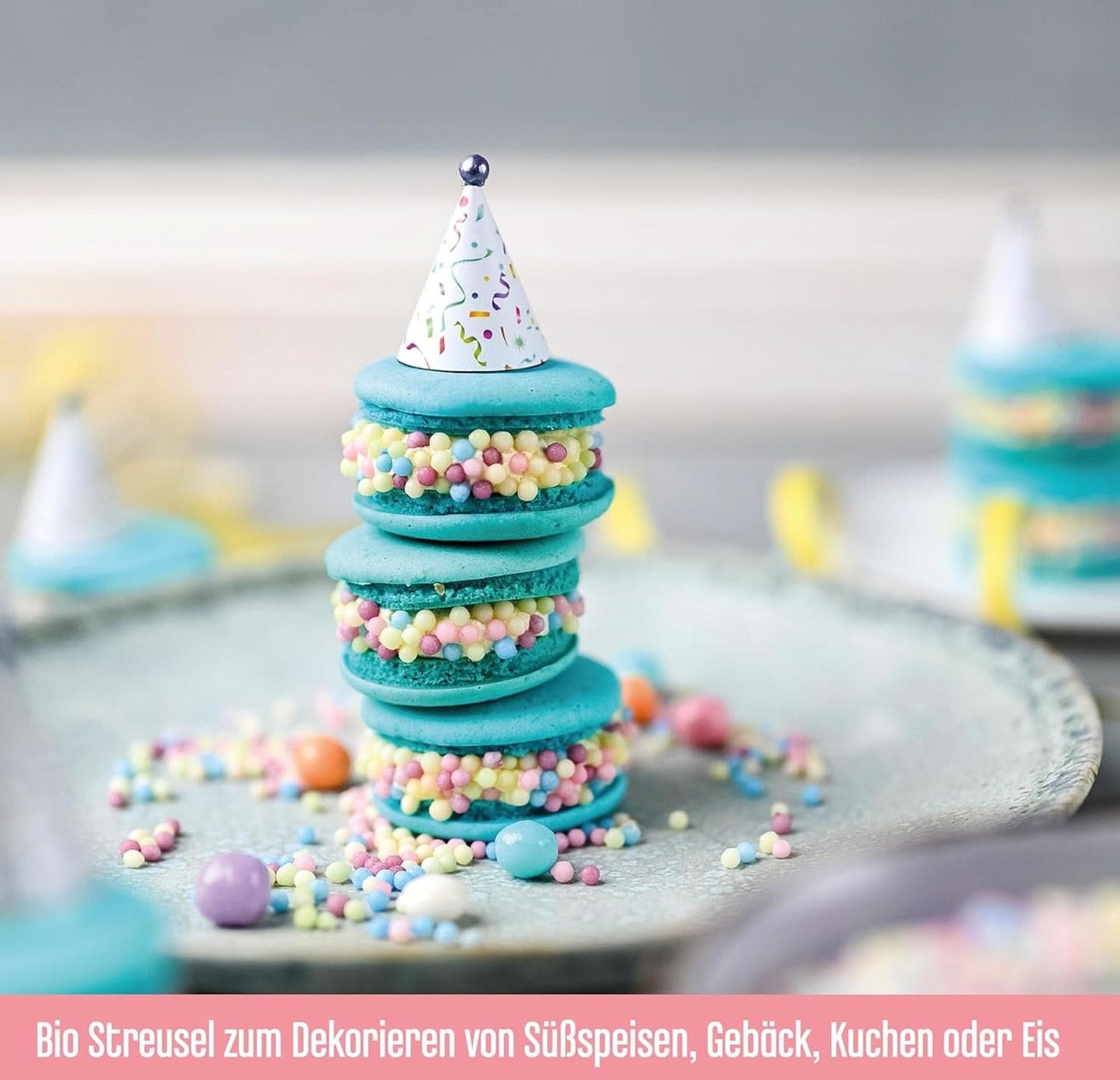 DECOCINO Økologiske drys perler - 60 gram - Økologiske dextrose sprinkles Sprinkles Naty Shop