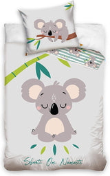 Sengetøj til børn og teenagere, unisex, Ursulet Koala, bomuld Sengetøj - børn Naty Shop Standardtitel