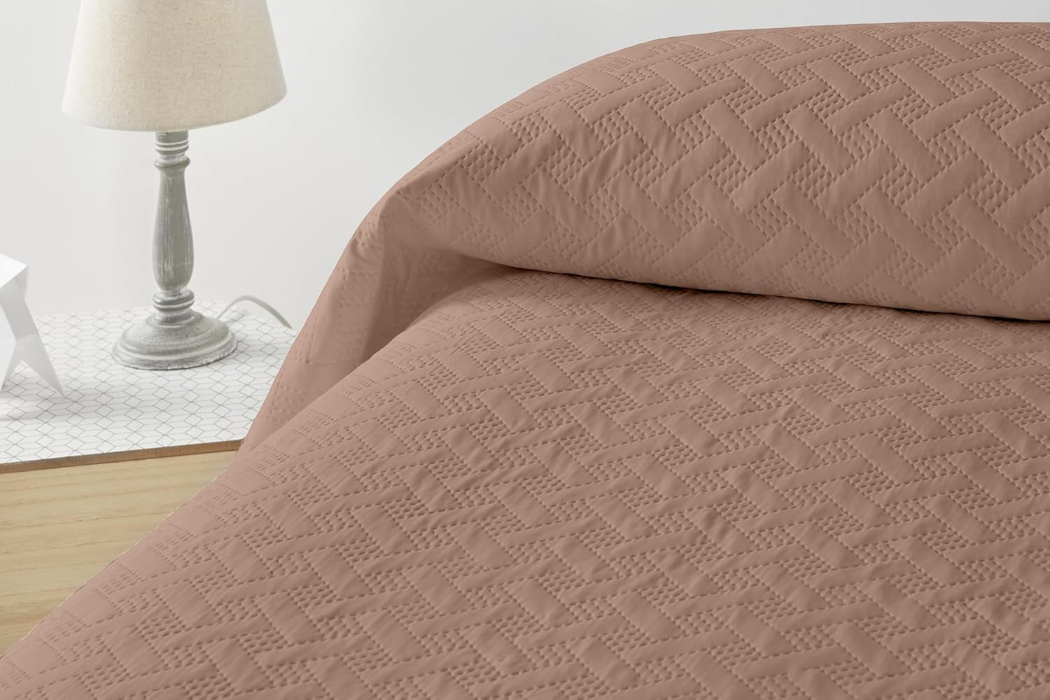 LISO - Sengetæppe til 105 Cm - Bouti Seng Sengetæppe - Forår og Sommer - 200X260 Cm - Pink senge og tæpper Besuche den Degrees home-Butik Brun Seng 150 Cm