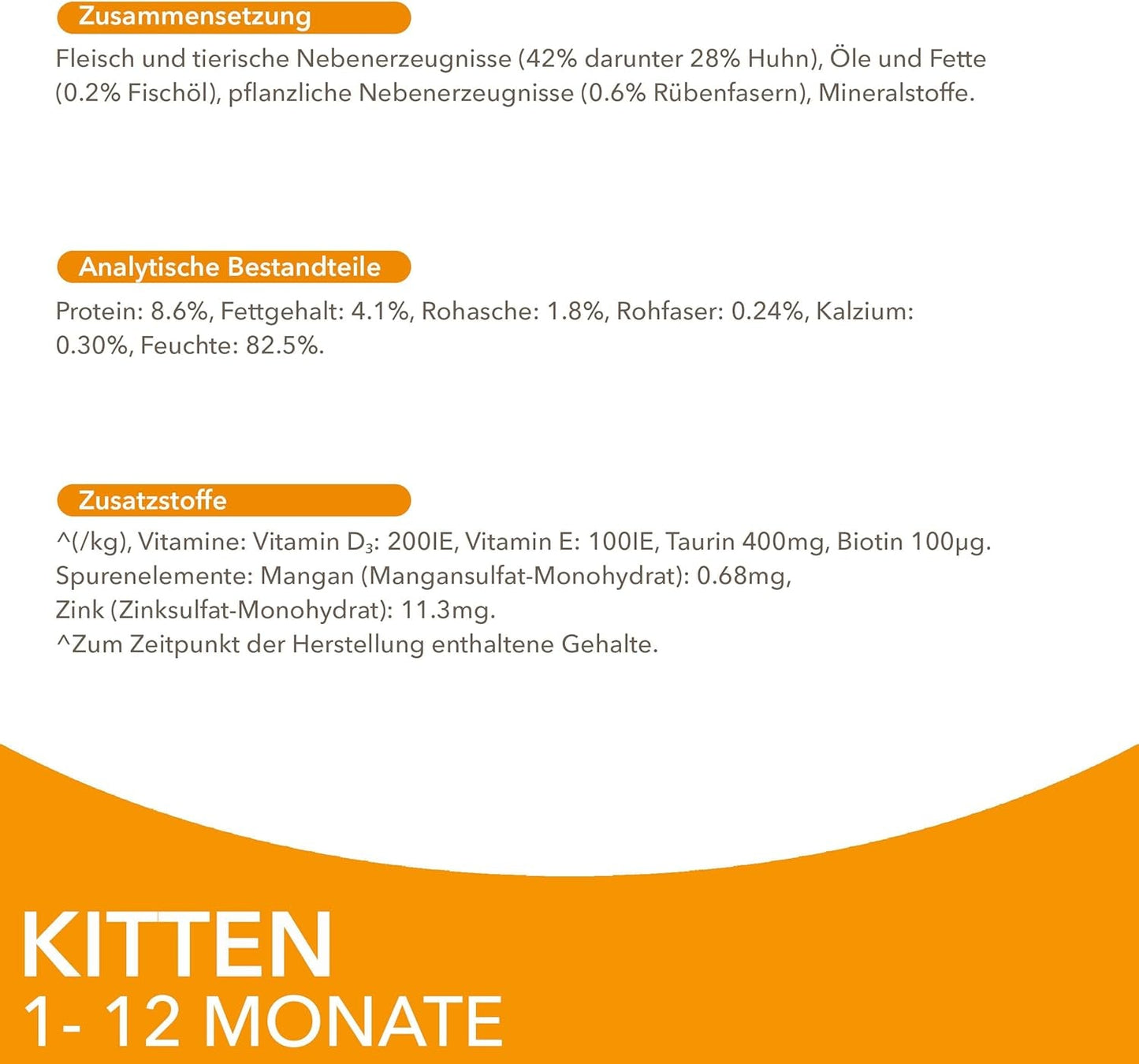 IAMS Delights Kitten Nassfutter - Multipack Katzenfutter mit Hunn i sauce, højkvalitets Futter for Junior Kätzchen af ​​1-12 Monate, 12 x 85 g