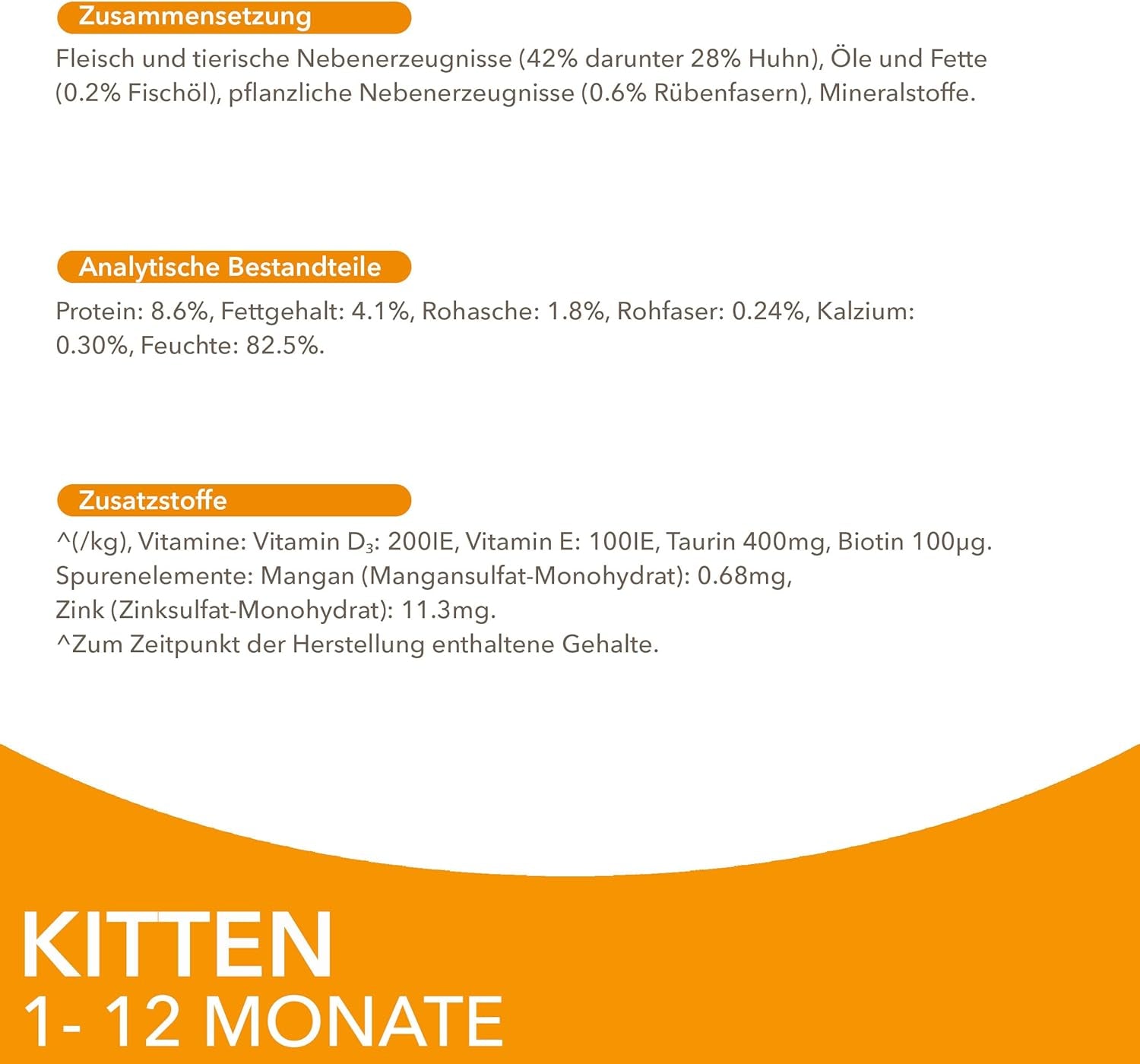 IAMS Delights Kitten Nassfutter - Multipack Katzenfutter mit Hunn i sauce, højkvalitets Futter for Junior Kätzchen af ​​1-12 Monate, 12 x 85 g