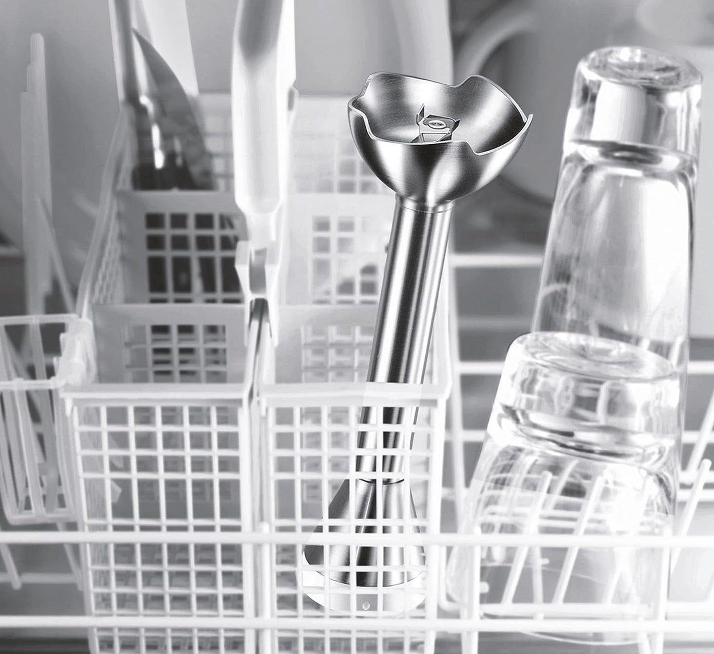 Haushaltsgeräte MSM6B500 Standarmatur, 350 W, Silber/Weiß Kitchen Naty Shop