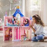 Disney Princess Castle Comfy Squad Dukkehus med 6 møbler og 16 tilbehør Legetøj til 5 år gamle piger Dukkehuse Naty Shop