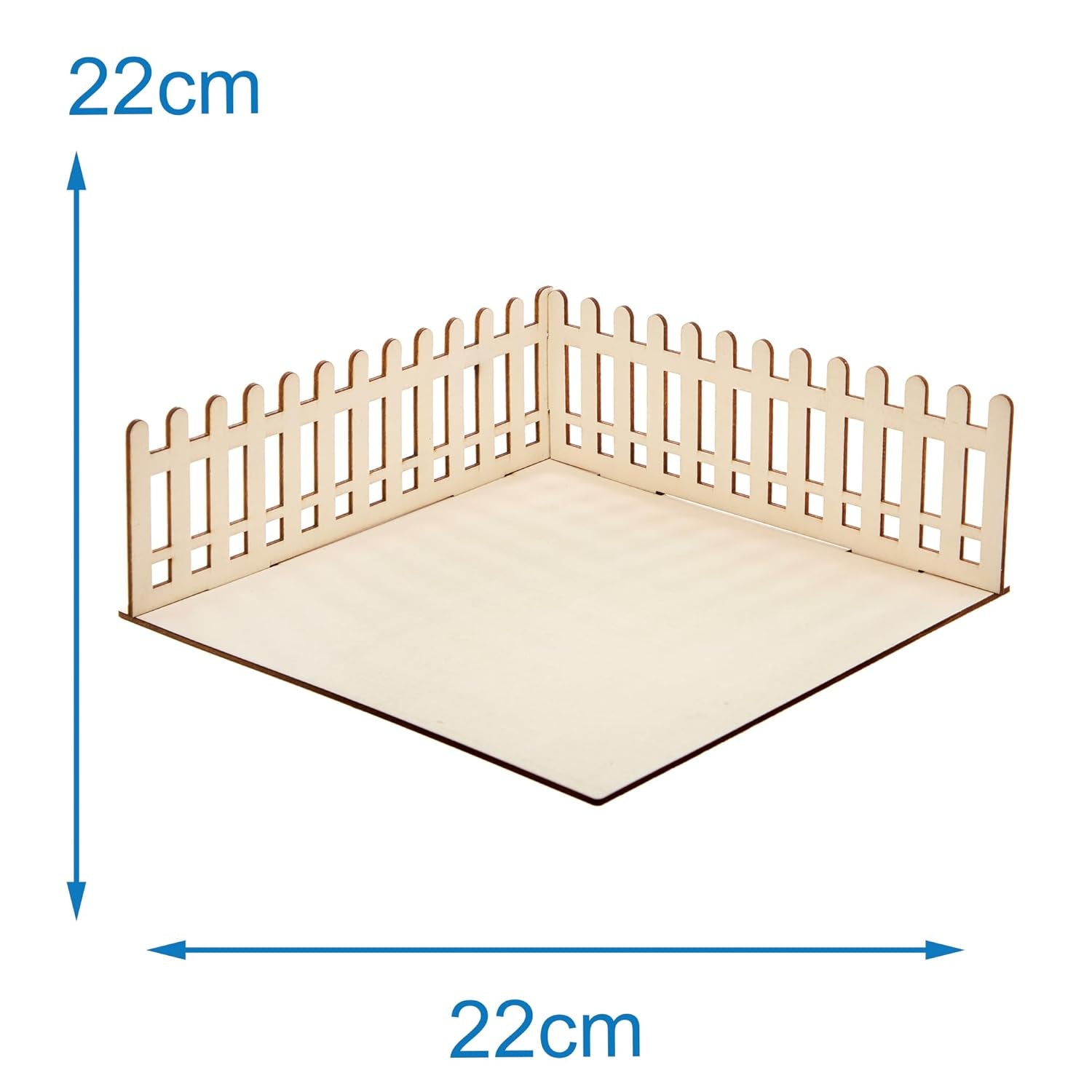 Baker Ross FN256 Mini træhave dukkehus - 1 pakke Kids Dollhouse Kit Craft Kit