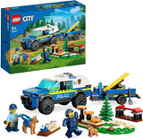 LEGO 60369 City Mobil politihundetræningslegetøj Politibil med trailerhunde- og hvalpefigurer Dyresæt til børn 5+ år Byggesæt Besuche den LEGO-Store Single