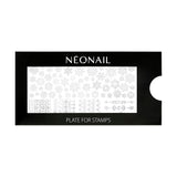 NÉONAIL Nagel Stempel Mit Schaber - Nägel Selber Machen - Nail Art Stempel - Nageldesign Für Nagel Schablone - French Nails Stempel - Silikon Nagelstempel