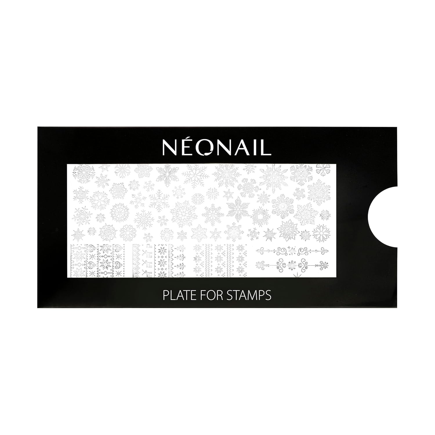 NÉONAIL Nagel Stempel Mit Schaber - Nägel Selber Machen - Nail Art Stempel - Nageldesign Für Nagel Schablone - French Nails Stempel - Silikon Nagelstempel