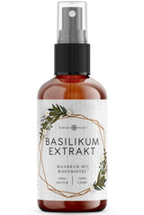 Hårkur med basilikumekstrakt fra Nordic Pure | Til pleje af tyndt, tørt og skrøbeligt hår | Kan forhindre hårtab 100ml Naty Shop hårpleje Standard titel