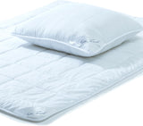Aqua-Textil Soft Touch Sæt til børn Dyne 100 X 135 Cm 250G og 350G med pude 40 X 60 Cm 150G Dyne 4 sæsoner Klimastyring Oeko-Tex Dyner og dyner Naty Shop 155X220 Cm + 1X C 80X året rundt