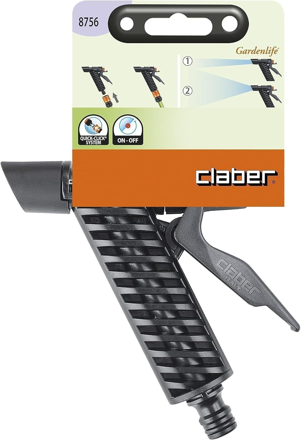 Claber 8862 metal kugleventil sprøjtepistol