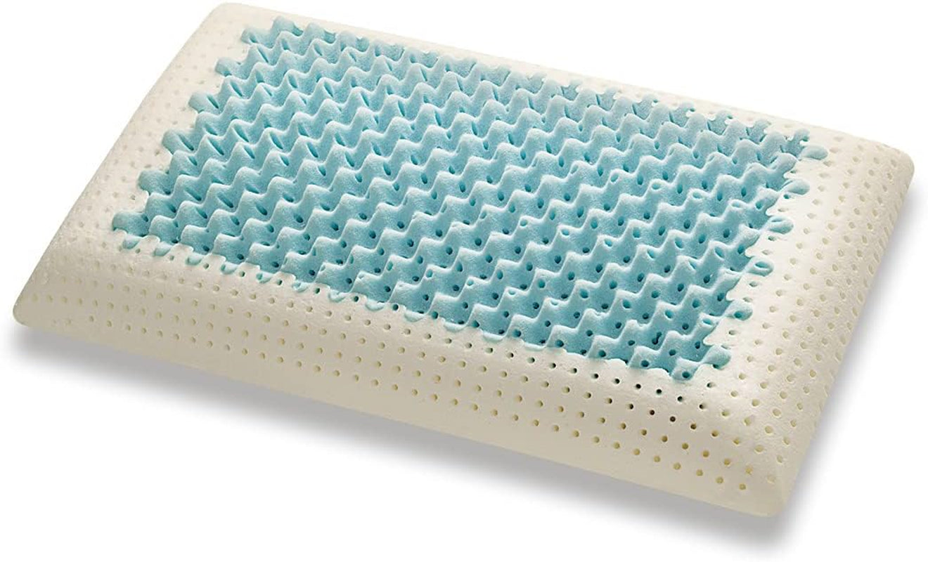Marcapiuma - Et par memory-nakkestøttepuder - Miss & Mister - Ultra åndbar del - 100% bomuldsbetræk - Ortopædisk - Visco Pillow Memory Foam - MEDICINISK PRODUKT - Made in Italy Naty Shop standard puder