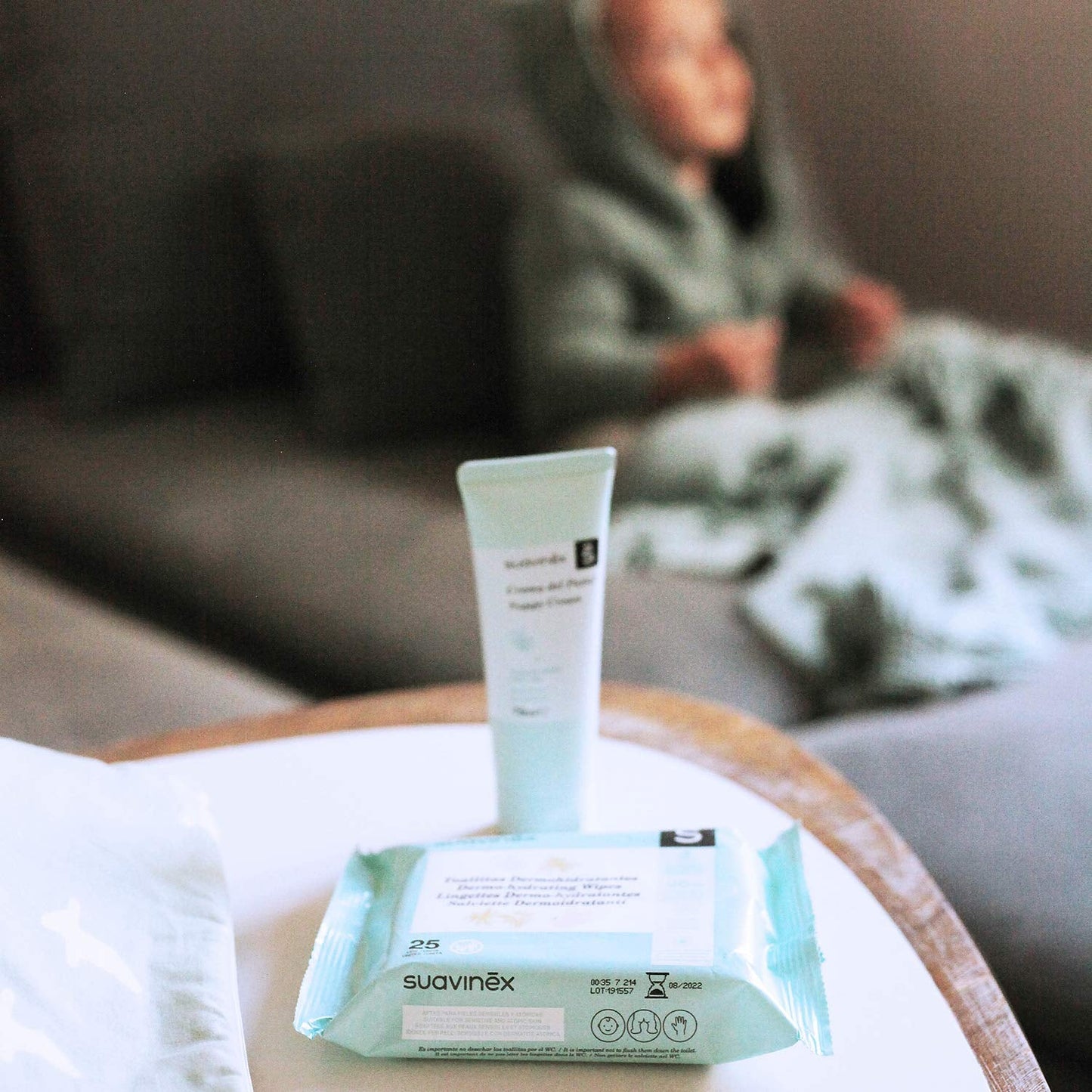 Suavinex Baby vådservietter 60 stykker Velegnet til atopisk hud 96 % naturlige ingredienser