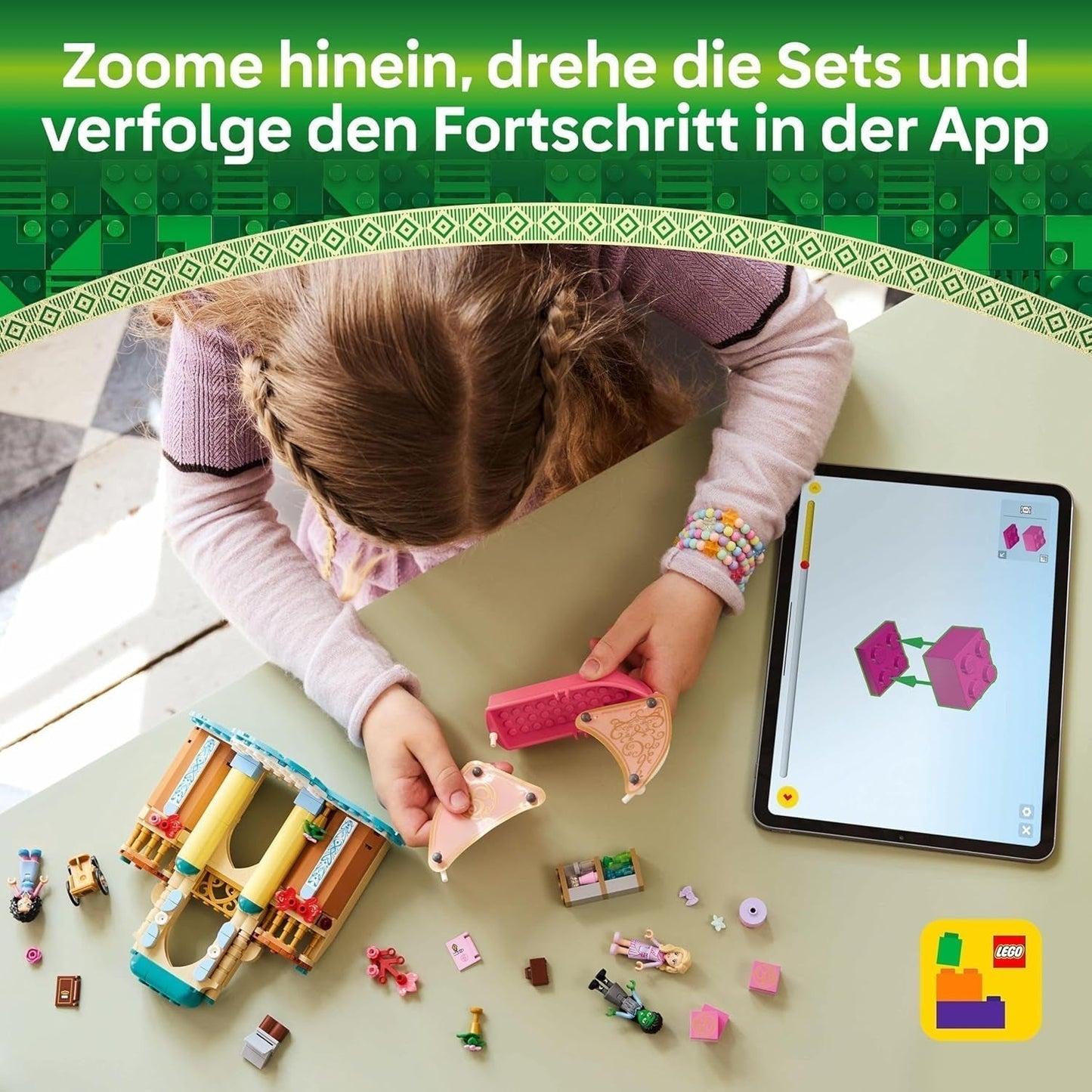 LEGO Wicked Glinda, Elphaba og Nessarose på Shiz University Sejlbåd og 3 Figurer Legetøjsbåd Gave til piger og drenge fra 7 år gamle dukkehuselskere 75681 Byggesæt Besuche den LEGO-Store