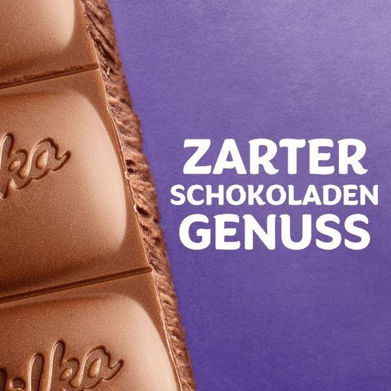 Milka Naps Mix – Mini chokolade firkanter i 4 sortimenter: alpemælk, jordbær, hasselnødder, kakaocreme – 1 x 1 kg