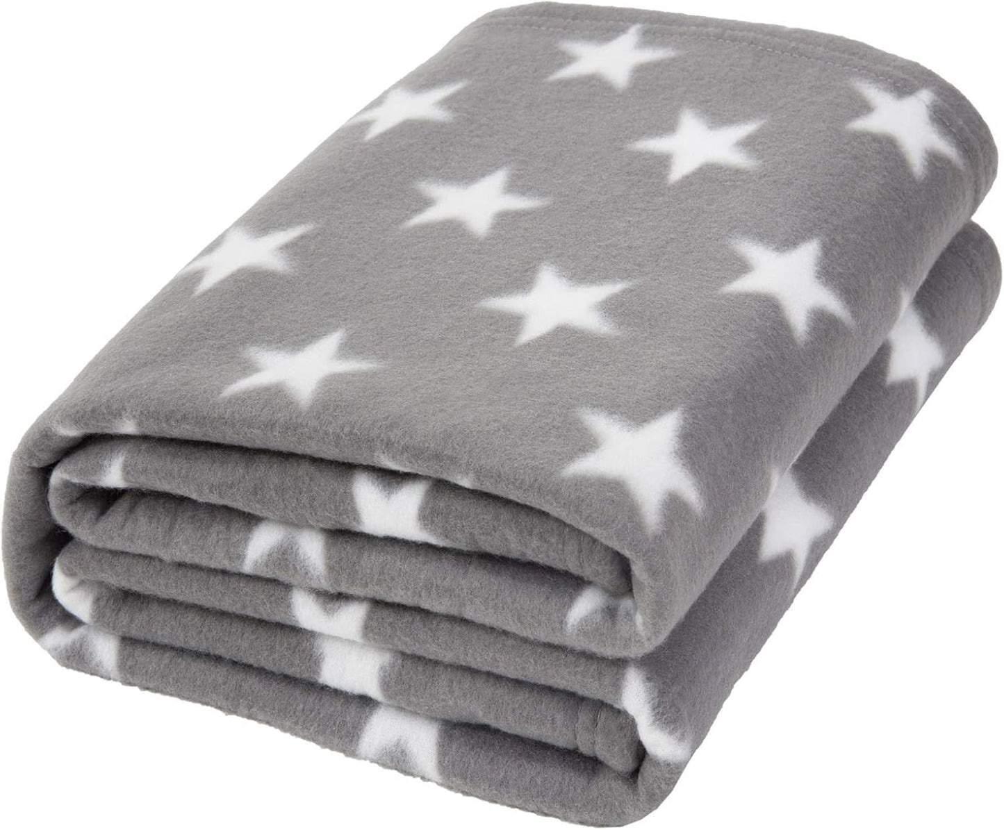DREAMSCENE behageligt tæppe fluffy tæppe fleece tæppe - stue tæppe varmt vinter blødt, sofa tæppe, sofa tæppe, kramme tæppe børn, stue & kramme tæpper 120X150Cm, sofa plaid tæppe grå stjerner Senge og tæpper Besuche den DREAMSCENE-Store Grå-sølv 15020 Cm