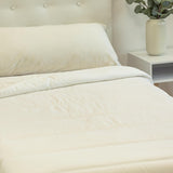 Dyne TRAMAS+ 200 Gr/M² til senge lavet af silikoniserede hule fibre - 150X220 Cm - Oeko Tex certificeret - Hvid, blød, varm, minimalistisk - Seng 90 Cm Dyner og dyner Naty Shop