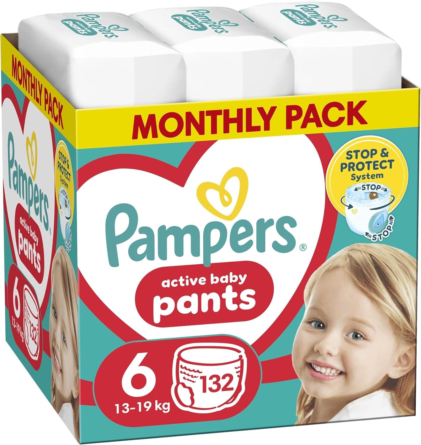 Pampers (gammel version), Bukser Drenge/Piger 4 176 stk.
