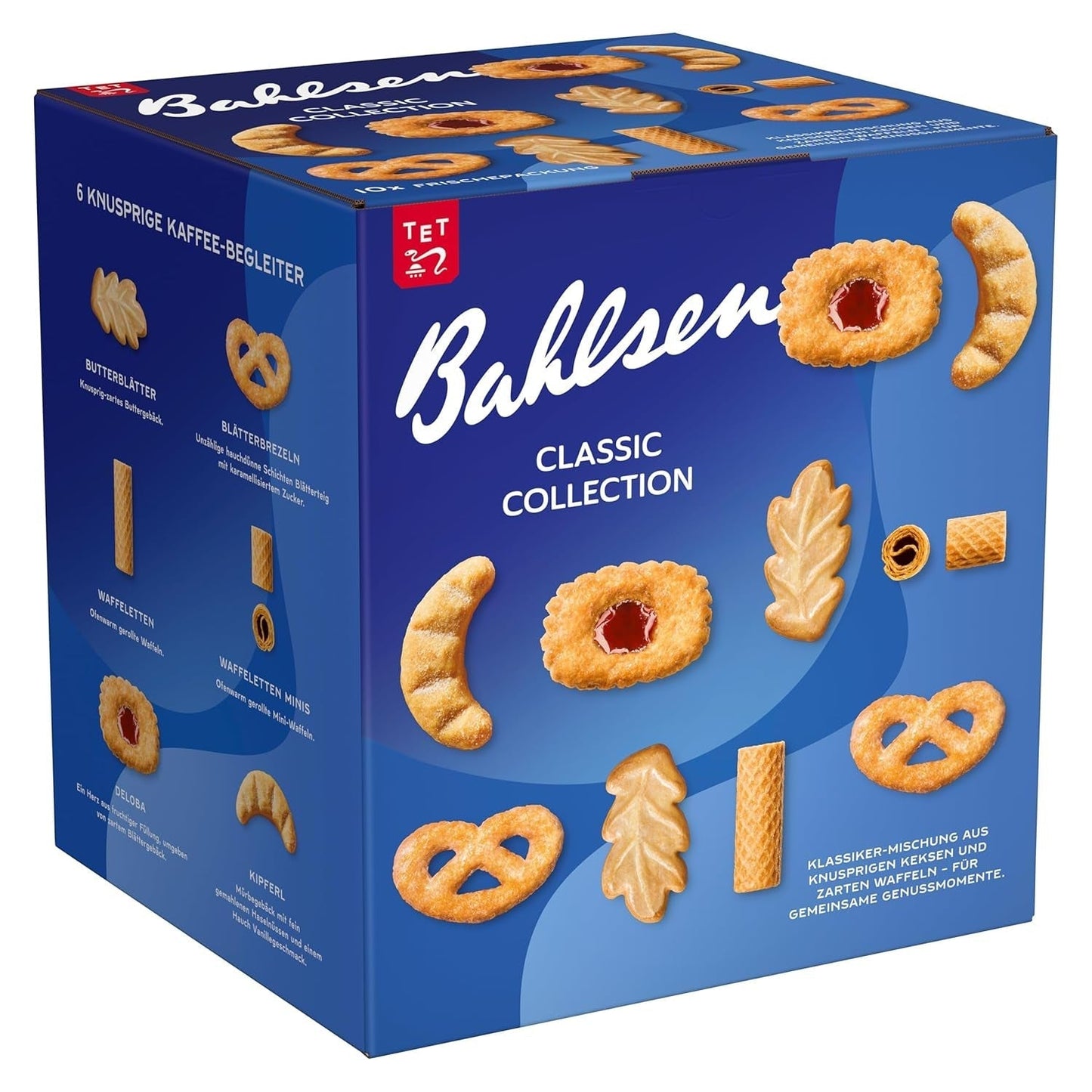 Bahlsen Caroline Collection - 1 pakke - Biscuits and Wafer Mix (10 x 161g/ 1610g)