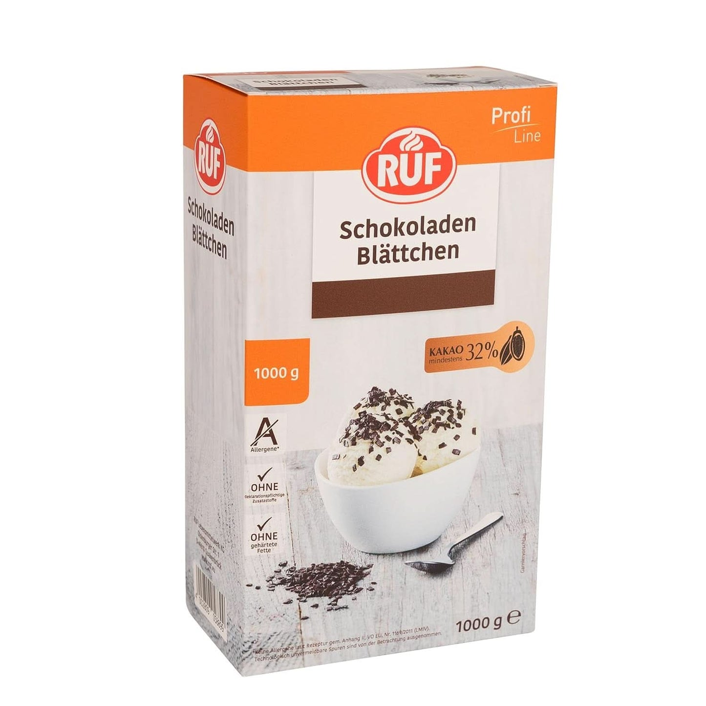 RUF regnbuefarvet sukkerdrys, 1 kilo drys Naty Shop Chokoladeflager
