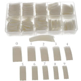 Sun Garden Nails Tipbox 500 Tips Inkl. 3 Tips Lim Tips Negle Tips Lim - modellering af negle