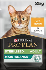 Pro Plan vådt steriliseret foder til voksne katte med kyllinger, pakke med 26 (26 x 85 g)