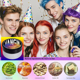 Grøn midlertidig hårfarve, styling af hårfarve til mænd, kvinder, naturlig hårpomade, hårfarvevoks til fest, cosplay og halloween, jul, creme midlertidig hårfarve (100 g, grøn) Naty Shop hårfarve