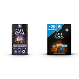 Café Royal Dark Chocolate Flavored 100 Kapseln für Nespresso Kaffee Maschine - 4/10 Intensität - UTZ-certifiziert, aus Aluminium & Lungo 36 Kapseln für Nespresso Kaffee Maschine - 4/10 Intensität