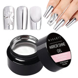 Makartt 3D Nail Art Gel - Rhinestone Glue Gel 15G til Nail Nøgleringe, Multifunktionel Nail Sculpture Gel til DIY Nail Design, Nail Sculpture Nail Modeling at Home (gennemsigtig)