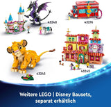 LEGO Ç€ Disney Simba, løvernes kongens unge, byggelegetøj til børn, fantasilegesæt med løvefiguren, fed gaveide til piger og drenge fra 6 år, børnelegetøj 43243 Byggesæt Beuche den LEGO-Store