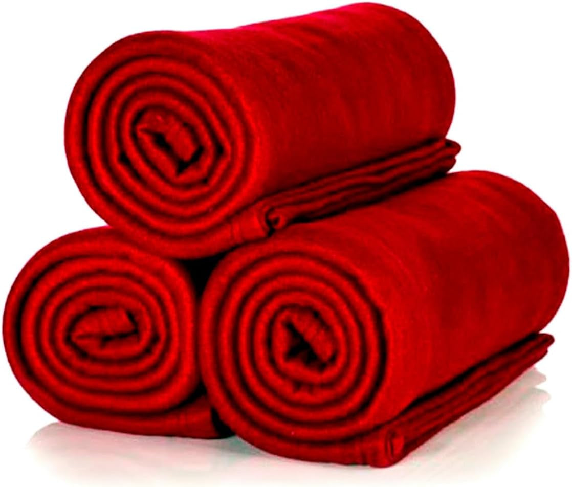 ALCLEAR 3 styks Oeko Tex fleece tæpper, farve: antracit, stor størrelse 130X160 Cm, over 200 G/M2, sofa tæppe sofa tæppe tæppe stue tæppe, picnic tæppe sofa tæppe Senge og tæpper Besuche den ALCLEAR-Store Bordeaux 130m