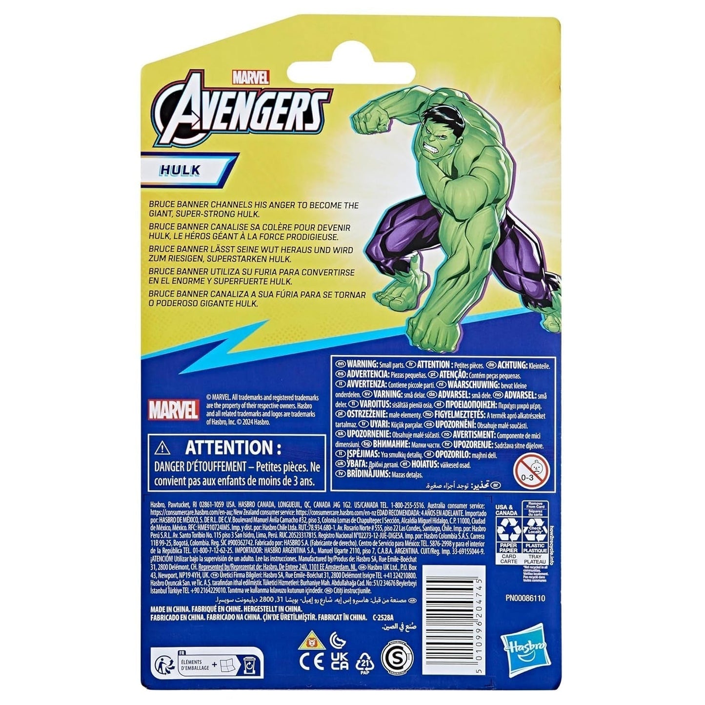 Marvel Avengers Epic Hero Series Hulk Deluxe Action Figur Actionfigurer Naty Shop