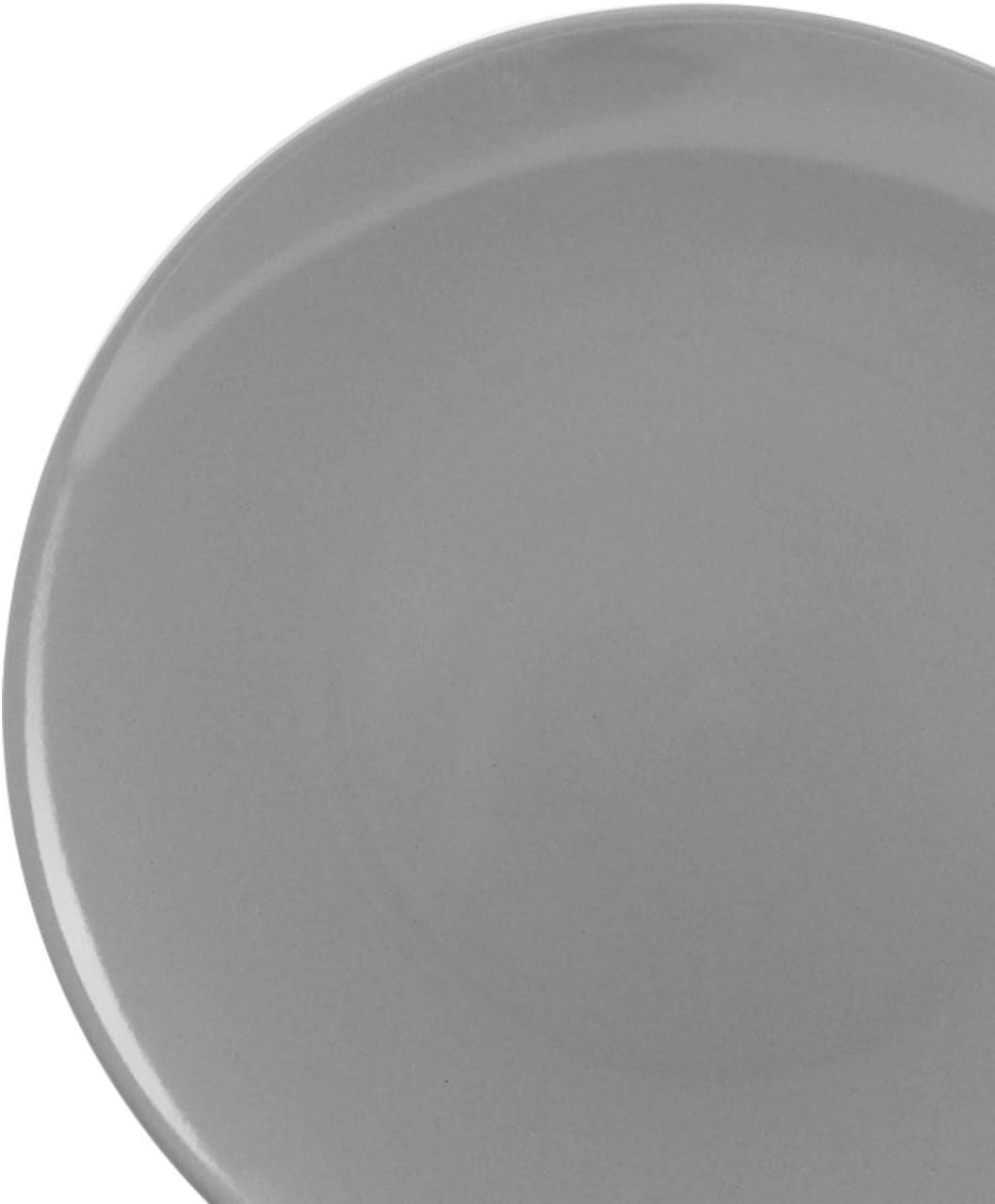 Amazon Basics 18-dele Smoky Grey 6-Serve Stoneware Dinerware Set